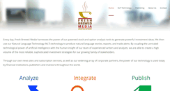 Desktop Screenshot of freshbrewedmedia.com